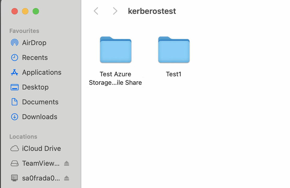 Azure File Share with Entra Kerberos Authentication Seamless Access